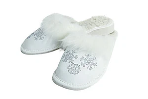Ladies Gorgeous Warm Winter House Slippers Slip On Indoor Shoes FOS223 - Picture 1 of 4