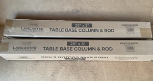 Lancaster 164TCOLROD25 Tischfuß Säule und Stange 25x3 2er Pack - Bild 1 von 2