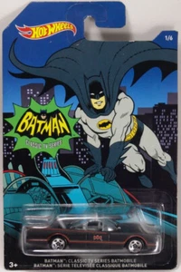 Hot Wheels 2017 - Batman DFK69 - #1/6 - TV Series Batmobile - international Card - Imagen 1 de 1