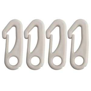 4 PCS Flag Pole Clip Snap Hooks Nylon Flagpole Attachment Hardware Attach Pole - Picture 1 of 2