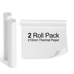 210mm Thermal Printer Paper Rolls Multipurpose Thermal Paper for Portable Pri... - Picture 1 of 3