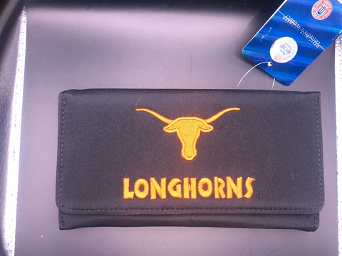 Sandol NCAA Texas Longhorns Women's Tri fold Wallet with magnetic clasp NEW TAGS Cover