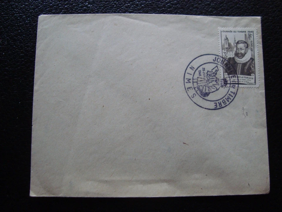 FRANCE - enveloppe 1er jour 29/6/1946 (journee du timbre) (cy96) french - Photo 1/1