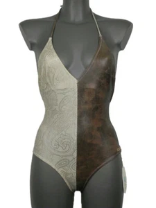 Traje de Baño de Mujer Todo CDI Lipari S Arena Cuero Moda Mar Piscina Sexy - Imagen 1 de 2