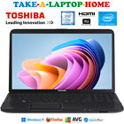 Toshiba Satellite Pro Laptop Intel Core Inside Fast SSD Windows11 Big 15.6" DVD