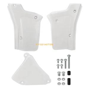 One Set Side Panels Covers Fender for Honda XR200R 1984-2002 XR250R 84-85 White - Picture 1 of 14