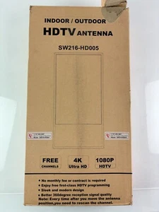 Indoor/Outdoor HDTV Antenna, SW218-HD005 - Picture 1 of 10