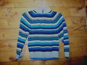 Boys Gymboree Blue Striped Sweater Size 6 GUC!!! - Picture 1 of 3