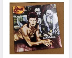 DAVID BOWIE DIAMOND DOGS 1970’s ROCK LP VINYL ALBUM RECORD Vintage - Picture 1 of 3