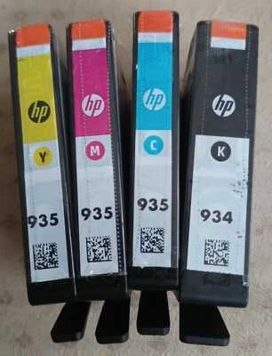 Genuine HP 934 Black + 935 Colour Ink Cartridges - DE-Free Shipping! - Image 1 of 3