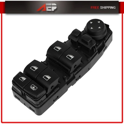 Power Window Switch For BMW 530i 2012-2013 4.4L 3.0L Sedan Front Left F10 - Image 1 of 4