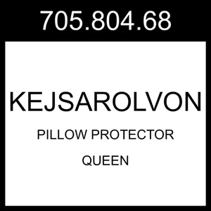 IKEA KEJSAROLVON Kissenschoner beige/blau Queen 705.804.68 - Bild 1 von 1
