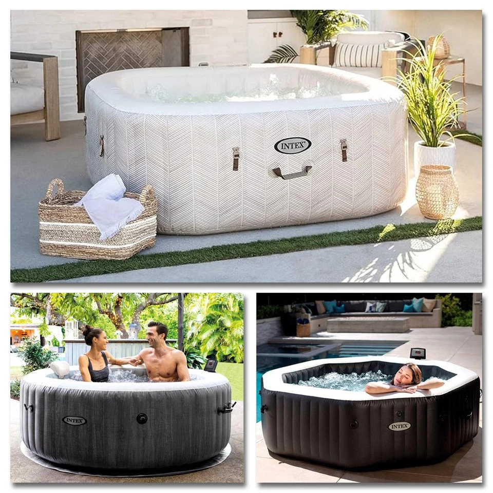 INTEX Whirlpool Pure SPA Jet Bubble Massage Becken Pool Kalkschutz - Bild 1 von 4