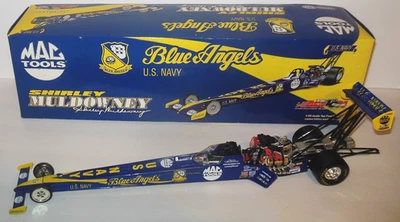 2002 Action Shirley Muldowney  Mac Tools /U.S. Navy Blue Angels 1:24 Dragster - Image 1 of 4