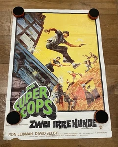 The Super Cops (1974) Rare German Poster - Superb Artwork - 33” X 23.5” - Bild 1 von 8