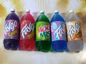 Custom 5 Faygo Bottles For Action Figures Toys Mattel Elite WWE WWF WCW ECW ICP - Picture 1 of 3