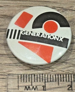 GENERATION X BILLY IDOL TOUR PROMO PINBACK VINTAGE BADGE BUTTON - Picture 1 of 2