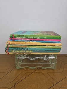 LOT OF 9 Vintage 1972-88 Children Books Disney Wonderful World Of Reading JUNGLE - Imagen 1 de 22