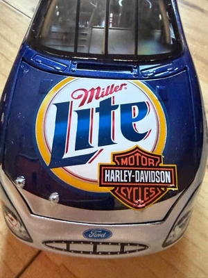 Rusty Wallace 2001 Miller Lite Harley Davidson Clear Window Bank Nascar 1/24 - Image 1 of 4