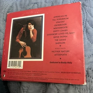 DON MCLEAN AMERICAN PIE BONUS TRACKS CD USED - Picture 1 of 4