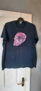 Paul Smith skull neptune Graphic T-Shirt navy sz L - Picture 1 of 7