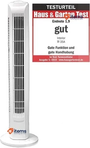 Ventilateur tour JUNG MY-GOODBERY 24, ventilateur colonne intérieur, 78 cm, 3 lvls. 45W, Blanc - Photo 1/5