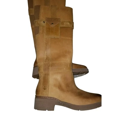 NUEVO TIMBERLAND Graceyn Botas Altas Impermeables Hasta la Rodilla TRIGO Talla 8 M Foto 1 de 4