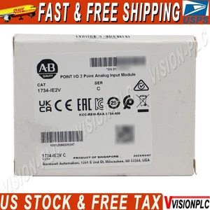Nuevo módulo de entrada PLC analógico de 2 puntos Allen-Bradley 1734-IE2V SER C 1734IE2V AB - Imagen 1 de 5