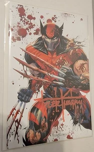 Ultimate Wolverine #1 Virgin BLOOD DRIP SIGNATURE Tyler Kirkham W/COA - Picture 1 of 3