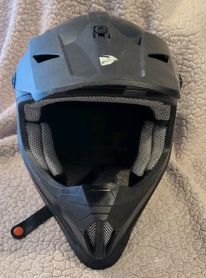 Thor Sector越野摩托车黑色垫头盔 — 第 1/4 张图片