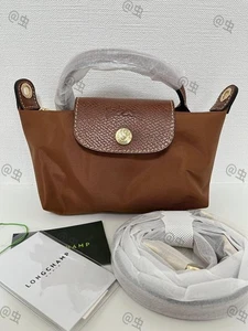 Longchamp Le Pliage Top Handle Shoulder Bag XS Brown - Picture 1 of 4