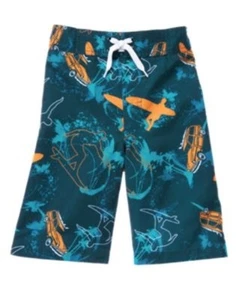 GYMBOREE SWIM SHOP BLUE SURFER SWIM TRUNKS 3 4 5 6 NWT - Picture 1 of 1