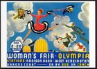 Modern Postcard: 1938 Women's Fair - Underground to Olympia. ReproPoster (LTM602