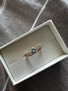 rose gold engagement ring set - Picture 1 of 8