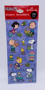 2 Packages Hallmark Peanuts Snoopy Easter Stickers Retired Design New and Sealed - Picture 1 of 3