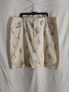 Women's High-Rise Midi Denim Skirt Size 22 Future Collective with Gabriella NWT - Picture 1 of 10