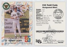 1995 Midwest League All Stars Todd Cady #25.1