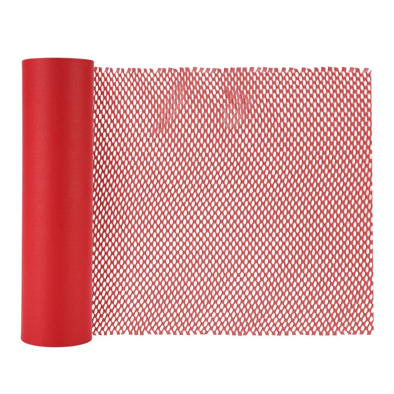30CM/38CM/50CM*250M Packaging Wrapping Paper Kraft Cushion Honeycomb Paper Roll - Image 1 of 4