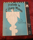Prelude in C Sharp Minor ~ Sergi Rachmaninoff ~ 1936 Moderne Sheet Music