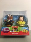 Fisher-Price Little People Disney Belle and Beast -2 Figure - Rare Set - NEW