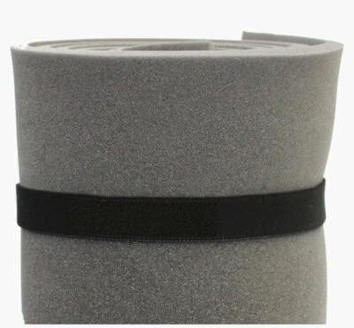 Yate Set 10 x Halteband Elastikband Gummiband Sport + Gymnastikmatten schwarz