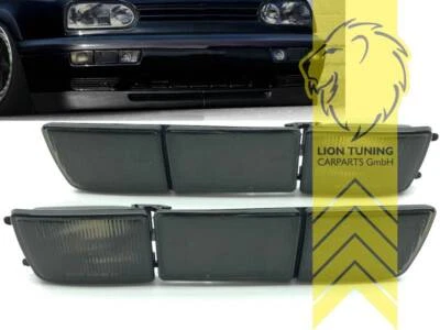 Frontblinker für VW Golf 3 Limousine Variant Cabrio Vento schwarz - Bild 1 von 3