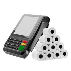 20x Card Machine Till Rolls 57x40 Thermal Till Receipt Rolls Just Eat Bulk Buy - Picture 1 of 8