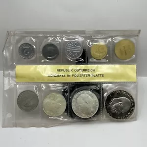 1973 Republik Osterreich 9 Coin Set - Picture 1 of 11