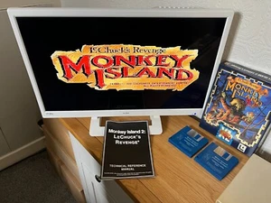 Amiga Monkey Island 2 Vintage Game - Boxed Working -👽👾Retro Gift Idea👾👽 - Afbeelding 1 van 24