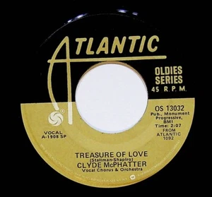 Clyde McPhatter - Treasure of Love / A Lover's Question 45 RPM Record Funk Soul - Picture 1 of 2