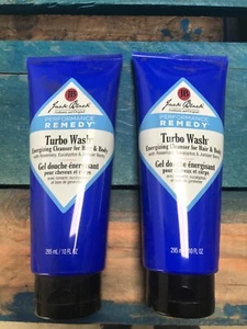 NEW! 2x295ml Jack black performance remedy turbo wash energizing hair&body - Picture 1 of 4