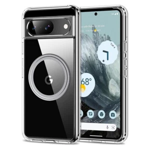 For Google Pixel 9 Pro XL Pixel 8 Pro 8A 7A Magsafe Clear Hybrid Slim Case Cover - Picture 1 of 8