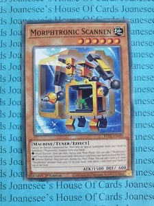 Tarjeta Morphtronic Scannen POTE-EN095 Yu-Gi-Oh 1a Edición Nueva - Imagen 1 de 3