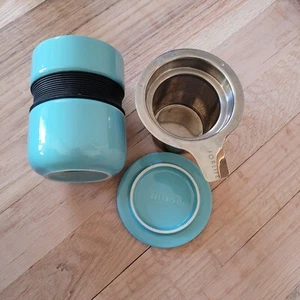 FORLIFE tea infuser. Color turquoise - Picture 1 of 2
